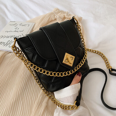 

Vintage bucket small bag summer ins chain womens bag new 2019 Korean style one-shoulder one-shoulder