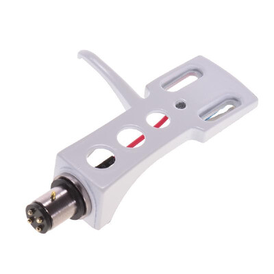 

Universal LP Disc Record Player Phono Turntable Headshell 4-pin Aluminum Alloy with OFC Leadwires Gold-plated Terminals for LP120