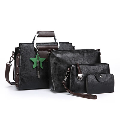 

DD161527 PU Fabric Lady\ 4PCS Handbag Embossing