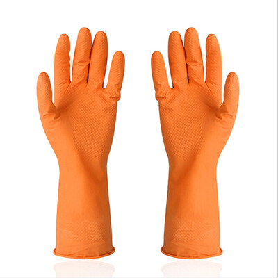 

Rubber Gloves Household Dish washing Gloves Long Sleeve Cleaning Gloves Kitchen Anti Skid Waterproof Household Glove