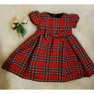 

Newborn Baby Girl Princess Party Short Sleeve Dress Bowknot Tutu Dresses Clothes