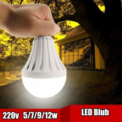 

LED Intelligent E27 220V Light Bulbs 5791218W Emergency Rechargeable Lamps TR