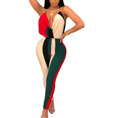 

Women Ladies Clubwear Summer Playsuit Jumpsuit Romper Long Pants Party Trousers
