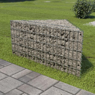 

Gabion Planter Galvanized Steel 295"x295"x197