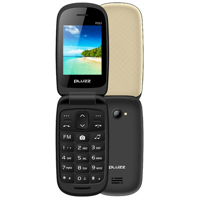 

PLUZZ P523 2G Quad Band Phone 24 inch MTK 6261D Single Core 260MHz 32MB RAM 32MB ROM BT 21 13MP Rear Camera 750mAh Detachable