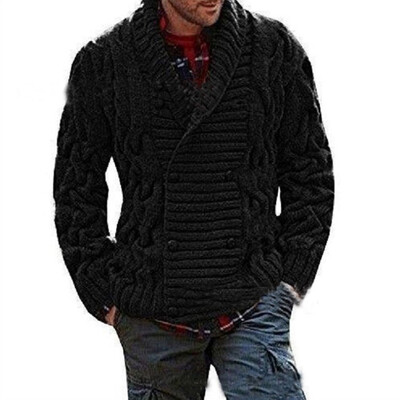 

New Mens V Neck Sweater Cardigan Jacket Button Down Knitwear Jumper Knitted Tops