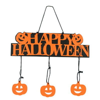 

Halloween Decoration HAPPY HALLOWEEN Hanging Hangtag Halloween Window Decoration Halloween Pumpkin Hanging Strips