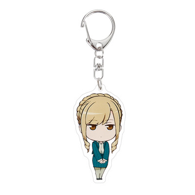 

Fat Bear Anime Cells at Work Cute Acrylic Keychain Phone Strap Charm