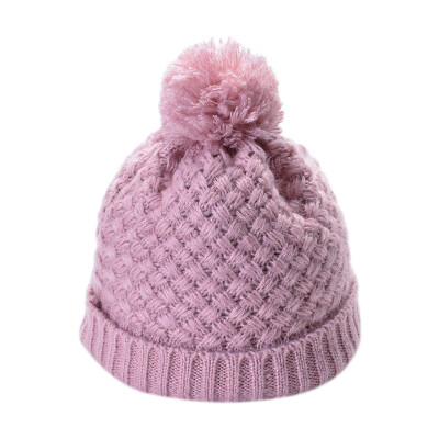 

Tailored Fashion Women Men Solid Color Knited Ball Headgear Beanie Tail Hat Cap