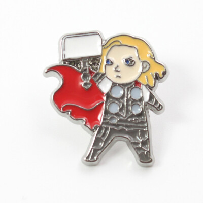 

Super hero Pose Metal Enamel Pin 1 pack