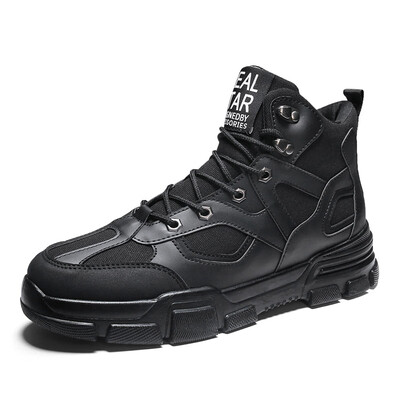 

Mens shoes high shoes Martin boots tooling boots mens shoes tide shoes retro wolf