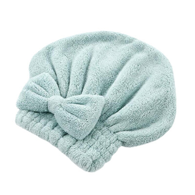 

Gobestart Useful Quick Dry Microfibre Hair Drying Bath Towel Head Wrap Hat Swimming