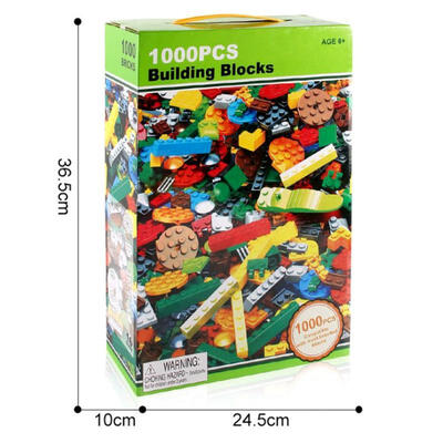 

1000Pcs Bricks Designer Creative Blocks Child Anime Small Particles Building Blocks DIY Toy Bulk For Children Gift