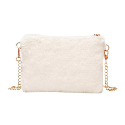 

Faux Fur Chain Sling Crossbody Bags Women Satchel Shoulder Messenger Bag