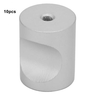 

Greensen 10pcs Single Hole Handle Aluminum Handle Knobs Hardware Furniture Supplies for Drawer
