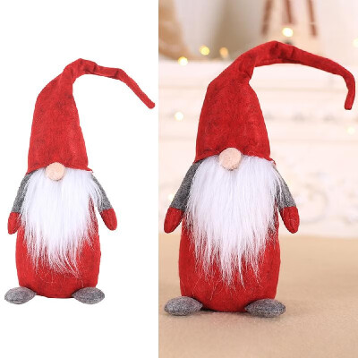 

Standing Faceless Doll Santa Christmas Doll Children Gift Window Decor