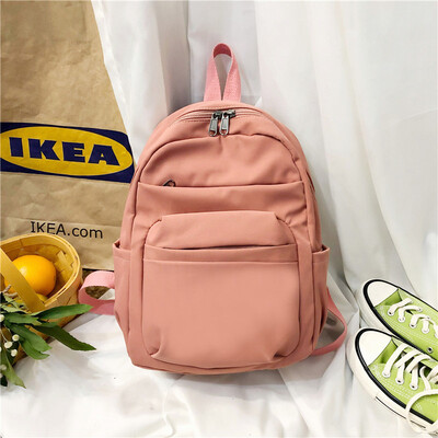 

The Simple&Ancient Backpack&Shoulder Bag for Senior High School Students in Korean Edition of INS Bookbag