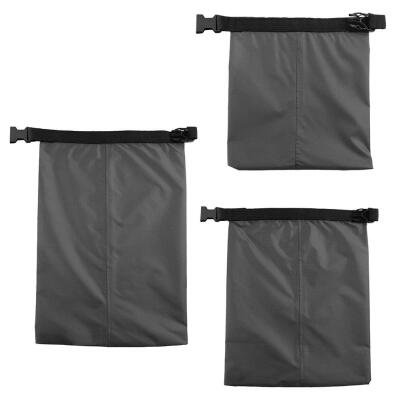 

3pcs Coated Silicone Fabric Pressure Waterproof Dry Bag Storage Pouch Case