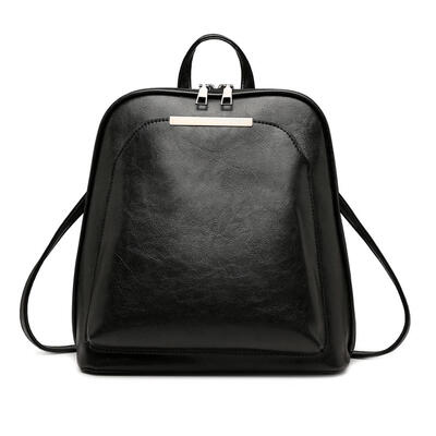 

Vintage Oil Wax Leather Backpack Women Travel Casual Shoulder School Bags