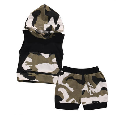 

Newborn Infant Baby Boy Clothes Hoodies Top T Shirt Short Pants Outfits