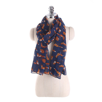

Gobestart Women Ladies Printed Pattern Lace Long Scarf Warm Wrap Shawl
