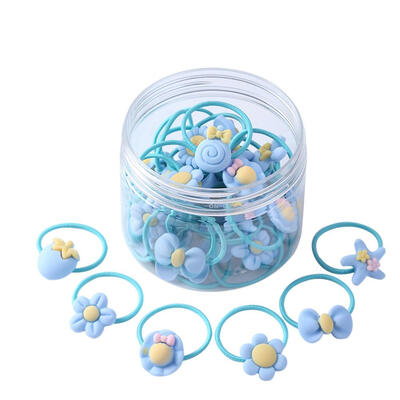 

40pcs Girls Cute Elastic Hair Bands Fashion Headwear Rubber Bands Headbands