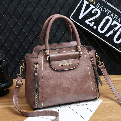 

Womens handbags retro womens handbags Korean handbag Joker large capacity fashion shoulder Messenger bag