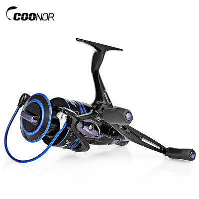 

COONOR J12 9 1BB Metal Spool Fishing Reel with Double T-shape Handles
