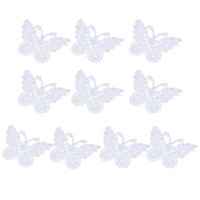 

10pcs 75cm Butterfly Lace Computer Embroidery Applique Clothes Accessories