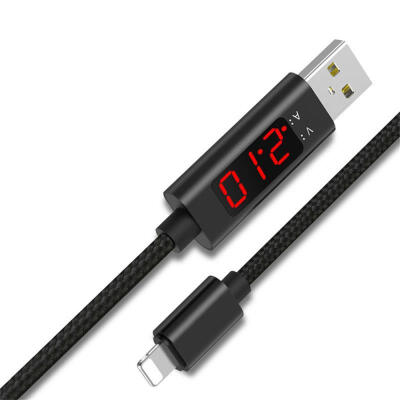 

1m Micro USB Type-C Lightning 21A Fast Charging Data Cable With LED Display For Mobile Phones-Micro USB