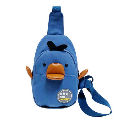 

Girls Cartoon Chicken Canvas Chest Bags Women Travel Crossbody Shoulder Bag