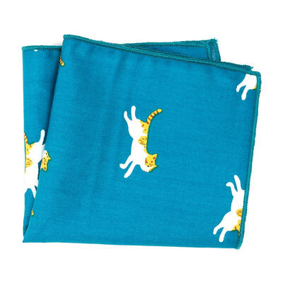 

Fashion Men Floral Print Handkerchief Business Pocket Square Chest Towel