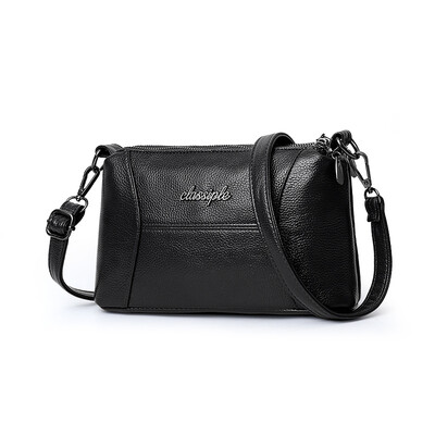 

Sewing line ladies bag middle-aged women casual mother bag simple shoulder diagonal package new