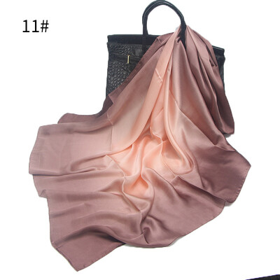 

Female Korean version of the wild literary scarf gradient stitching color retro stewardess professional business small scarf square towel wholesale