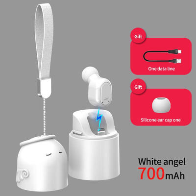

Angel Demon Wireless Bluetooth Waterproof Headset Mini Ultra Small With Charging Box Painless Earplugs Stereo Bilateral