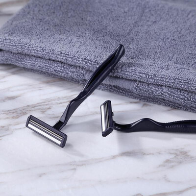 

Portable Manual Shaver Twin Blades Disposable Razor Face Body Hair Removal