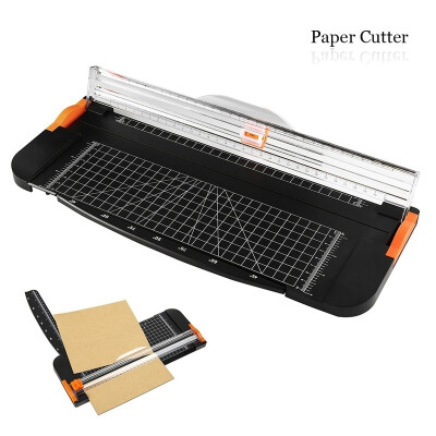 

909-5 A4 Guillotine Ruler Paper Cutter Trimmer Cutter Black&Orange