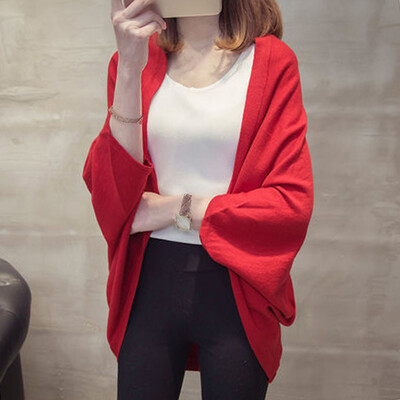 

Ladies Casual Long Sleeve Tops Cardigan Coat Loose Sweater Autumn Winter Jacket