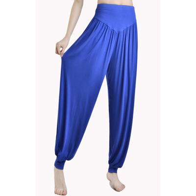

Pleated Loose Yo-ga Leggings for women New Bloomers Dance TaiChi Full Length Hip Hop Pants Streetwear Modal Pants Fitness Pants