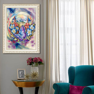 

Toponeto 5D Full Square Dirll Embroidery Paintings Rhinestone Pasted DIY Diamond Painting