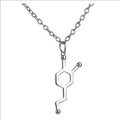 

2019 Hot Sale Students Structure of The New Formula Dopamine Chemical Pendant Necklace