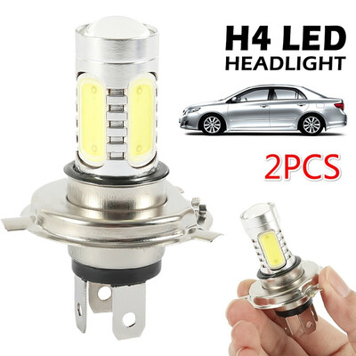 

H4 Led Bulbs Xenon Car Cob Super White 472 Headlight Headlamp Halogen Canbus 12V