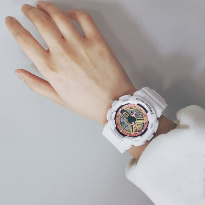 

Watch female student electronic watch ins wind Korean version simple Sufeng college wind man sports waterproof night light