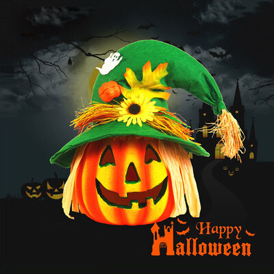 

〖Follure〗Smiling Face Pumpkin Lantern Halloween Pumpkin Party Light Pumpkin Light Child