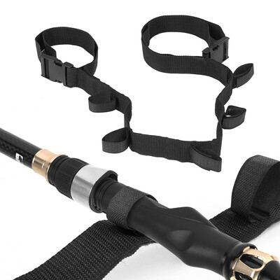 

2pcs Car Fishing Rod Strap Vehicle Fishing Rod Carrier Stand Fishing Rod Storage Rack Holder