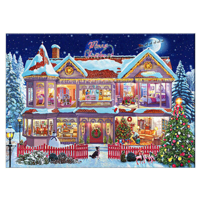 

〖Follure〗Christmas Diamond Rhinestone Pasted Embroidery Painting Cross Stitch Home Decor