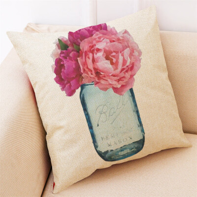 

〖Follure〗Home Decor Cushion Cover Hello Spring Throw Pillowcase Pillow Covers