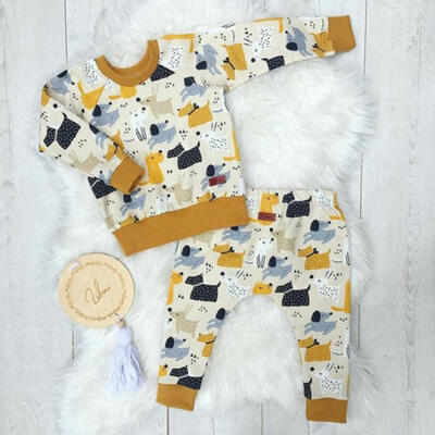 

Infant Baby Boy Girl Animal Sweatshirt Tops Pants Trousers Autumn Outfit