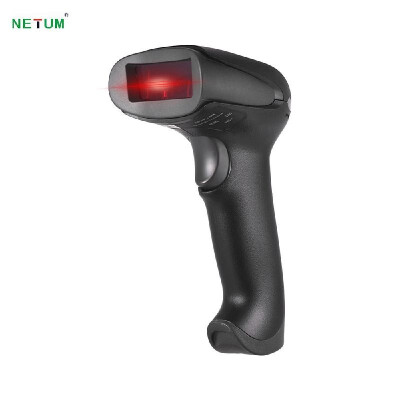 

NETUM Wireless 24G & USB Wired 1D Barcode Scanner with Receiver Handheld Rechargeable Bar Code Scanner Reader Fast&Precise Sc