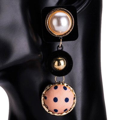 

Fashion Bohemian Simulated Pearl Drop Earrings For Women Statement Dangle Earrings Accessories